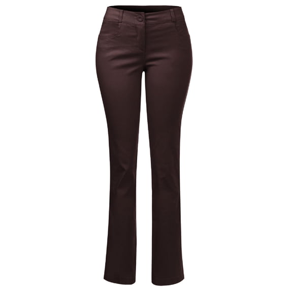 MixMatchy Women's Comfy Bootcut Curvy Fit Trouser Pants