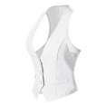 thumbnail image 1 of MixMatchy Women's Economy Dressy 3 Button Versatile Racerback Tuxedo Suit Vest Waistcoat, 1 of 5