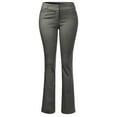 thumbnail image 1 of MixMatchy Women's High Waist Comfy Stretchy Bootcut Trouser Pants, 1 of 3
