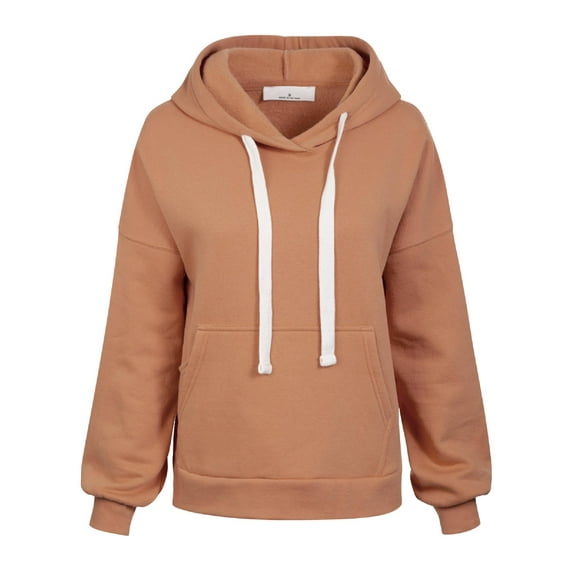 MixMatchy Women's Kangaroo Pocket W/ Cell Phone Pocket Sweatshirt Hoodie