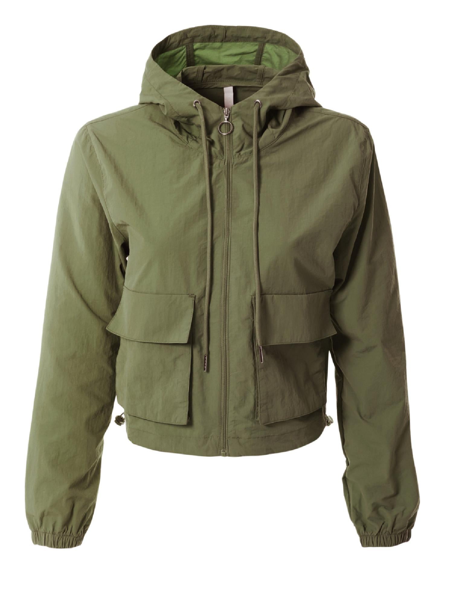 MixMatchy Women's Lightweight Cropped Jackets Yoga Quick Dry