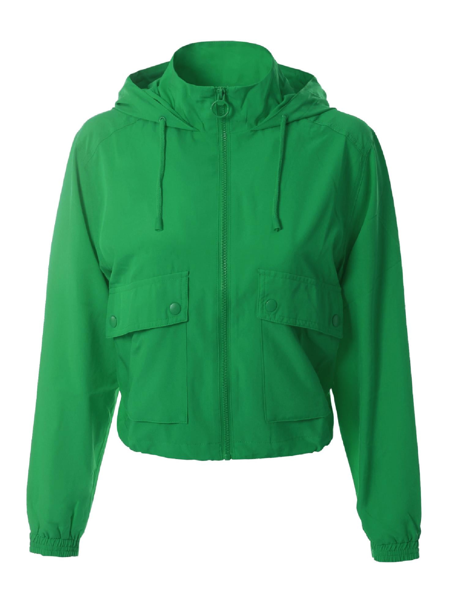 MixMatchy Women's Lightweight Y2K Cropped Jackets Yoga Quick