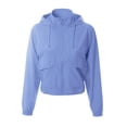 thumbnail image 1 of MixMatchy Women's Lightweight Y2K Cropped Jackets Yoga Quick Dry Windbreaker Zipper Jackets Workout Running Hoodie Jackets, 1 of 1