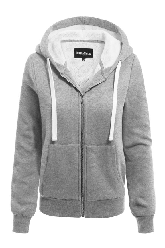 Women's Long Sleeve Zip Up Cozy Hoodie Jacket