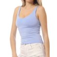 thumbnail image 1 of MixMatchy Women's Longline Wirefree Padded Bra Tank Top Fitness Workout Running Top Camisole, 1 of 7