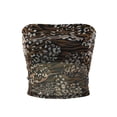thumbnail image 1 of MixMatchy Women's Mesh Geometric Patterned Tube Top, 1 of 1