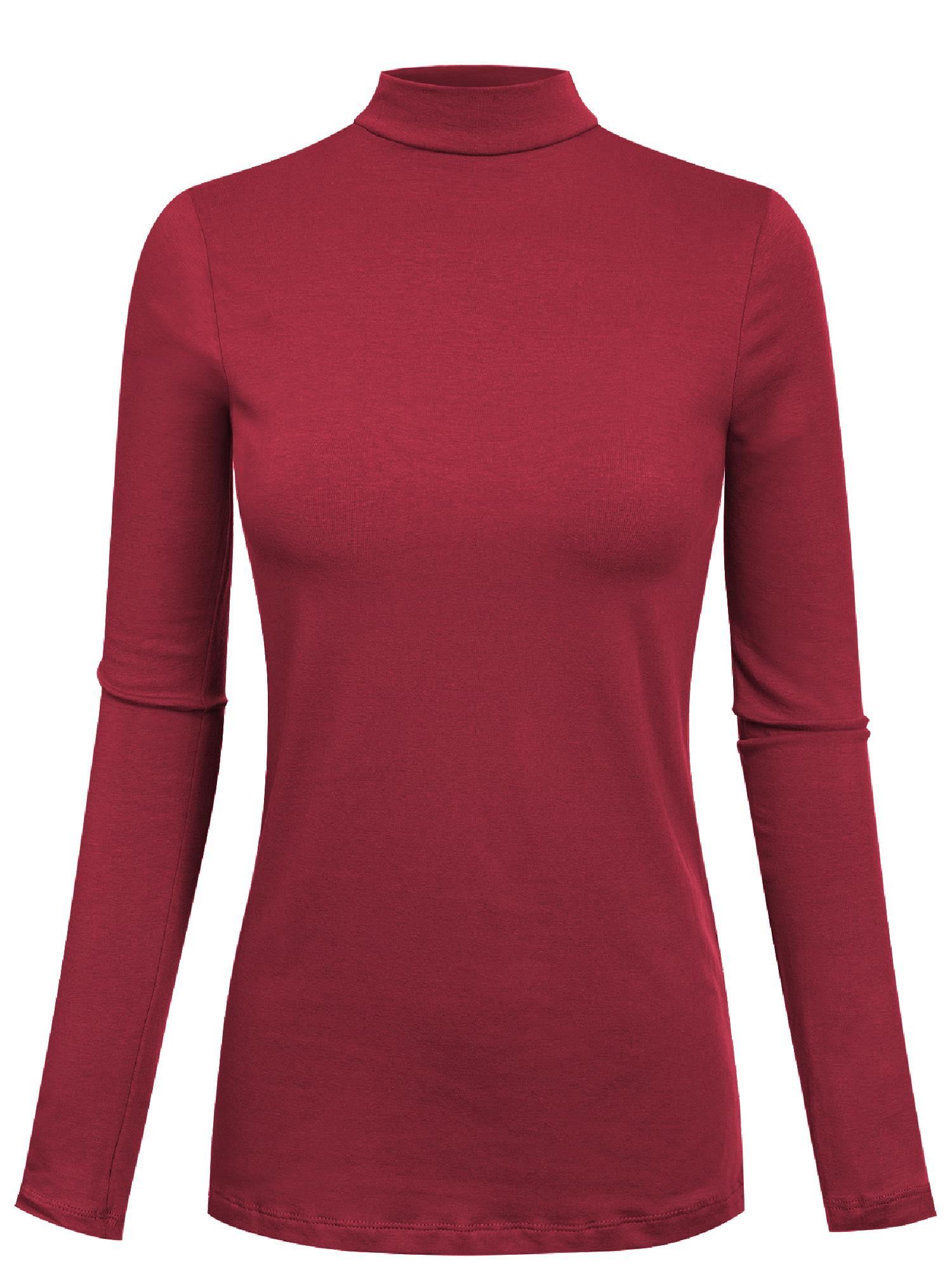 Women's Long Sleeve Mock Neck Sweater