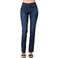 thumbnail image 1 of MixMatchy Women's Sexy Stylish Flare Bell Bottom Slim Bootcut Jean, 1 of 6