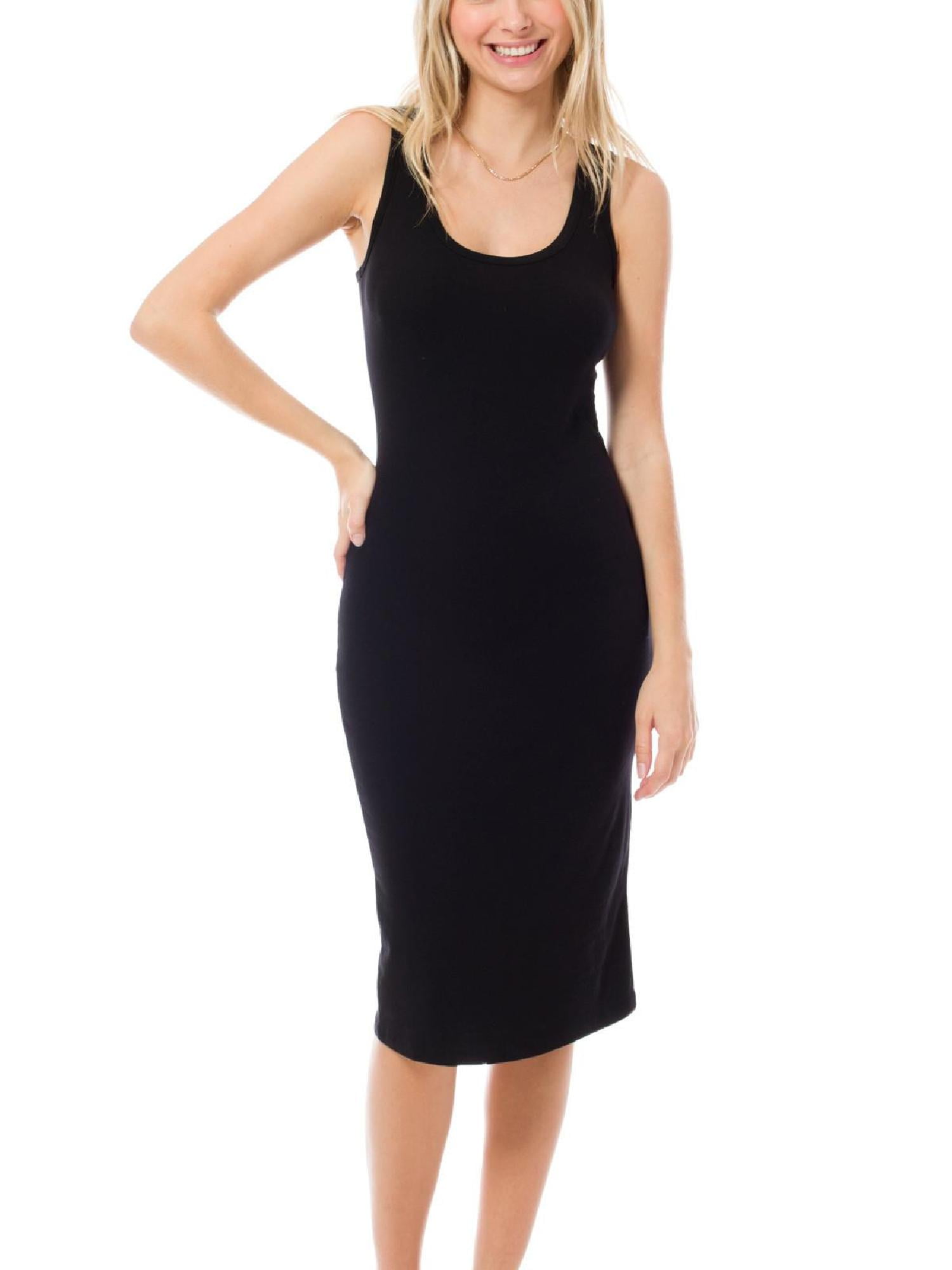 MixMatchy Women's Sleeveless Racerback Scoop Neck Bodycon Mini Dress -  Walmart.com