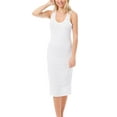 thumbnail image 1 of MixMatchy Women's Sleeveless Racerback Scoop Neck Bodycon Mini Dress, 1 of 4