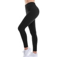 thumbnail image 1 of MixMatchy Women's Soft Fleece Lined High Waist Solid Leggings, 1 of 5