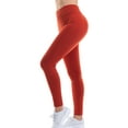 thumbnail image 1 of MixMatchy Women's Soft Fleece Lined High Waist Solid Leggings, 1 of 5