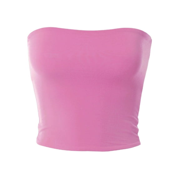 MixMatchy Women's Soft Rayon Jersey Tube Top