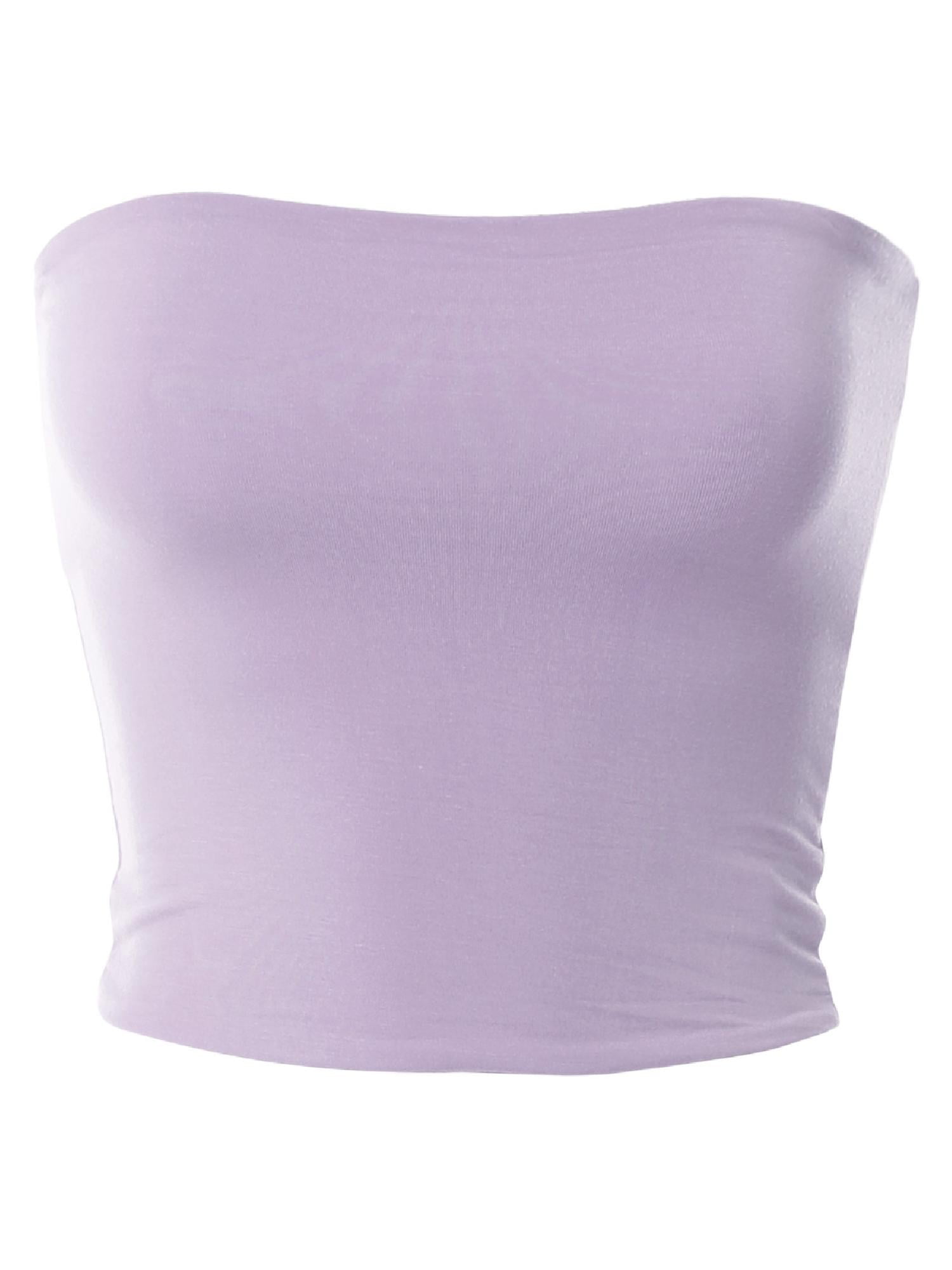 MixMatchy Women's Soft Rayon Jersey Tube Top - Walmart.com