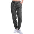 thumbnail image 1 of MixMatchy Women's Solid Cozy Velboa Jogger Sweatpants, 1 of 4