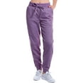 thumbnail image 1 of MixMatchy Women's Solid Cozy Velboa Jogger Sweatpants, 1 of 4