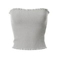 thumbnail image 1 of MixMatchy Women's Solid Smocked Tube Top, 1 of 4