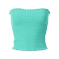 thumbnail image 1 of MixMatchy Women's Solid Smocked Tube Top, 1 of 4