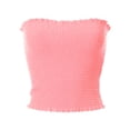 thumbnail image 1 of MixMatchy Women's Solid Smocked Tube Top, 1 of 4