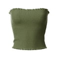 thumbnail image 1 of MixMatchy Women's Solid Smocked Tube Top, 1 of 4