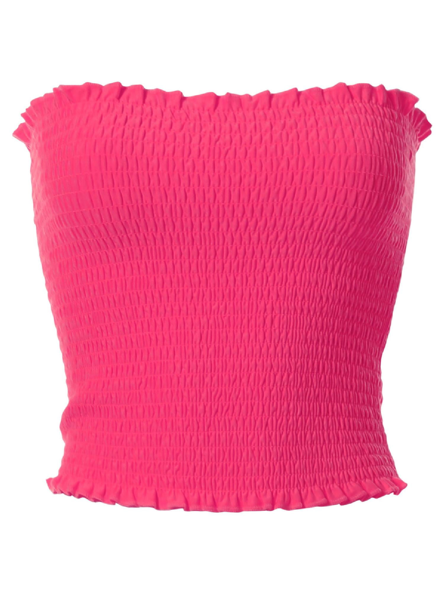 【人気商品】 Smocked Solid Women's MixMatchy Tube Walmart.com - Top Clothing