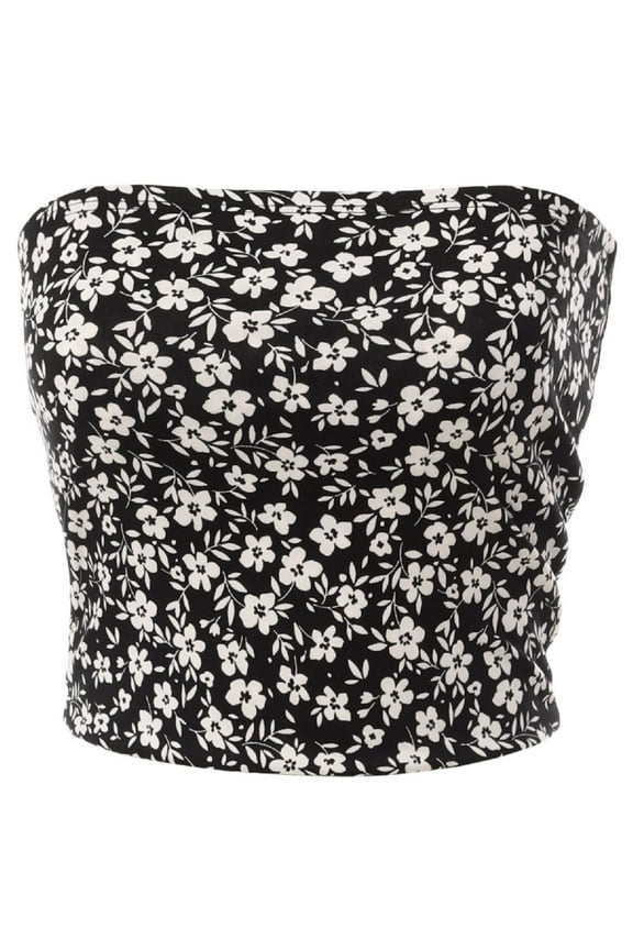 Women's Ultra Comfortable Knit Crop Tube Top