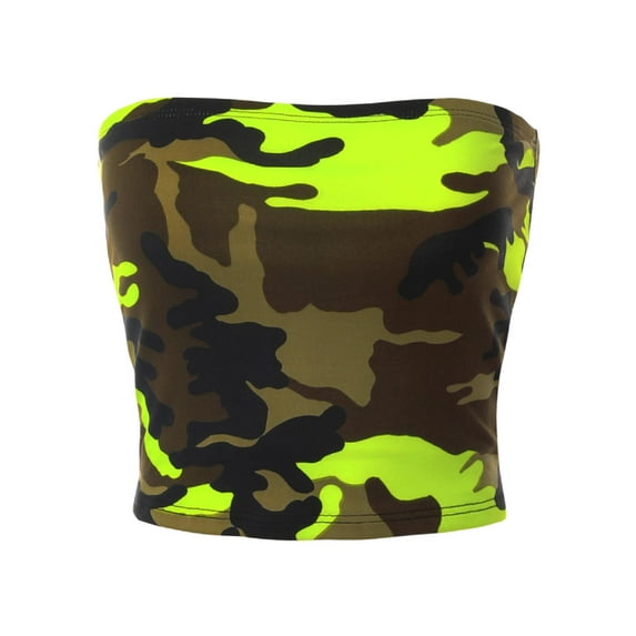 MixMatchy Women's Ultra Comfortable Knit Crop Tube Top