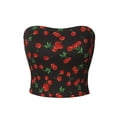 thumbnail image 1 of MixMatchy Women's Ultra Comfortable Knit Crop Tube Top, 1 of 1