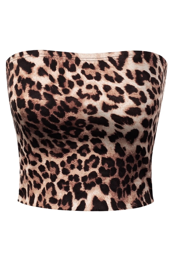 Women's Ultra Comfortable Knit Crop Tube Top