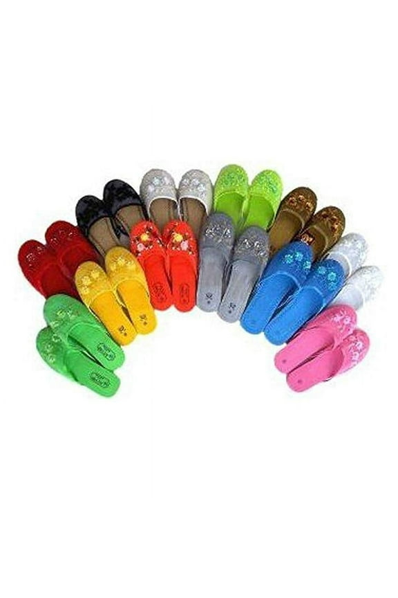 Mixed Assorted Mesh Chinese Slippers
