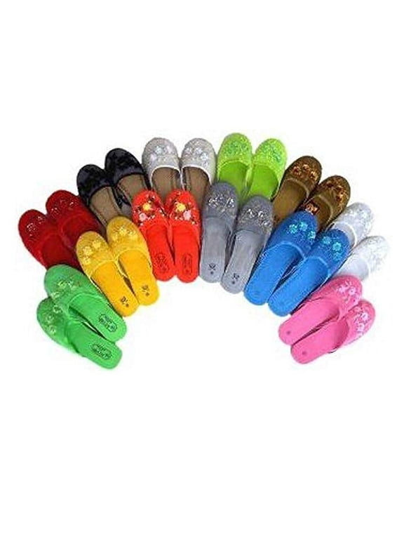 Mixed Assorted Mesh Chinese Slippers