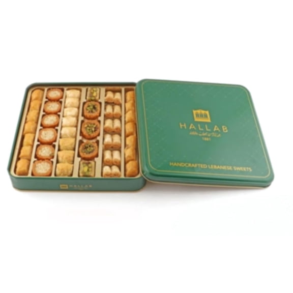 OMNIYA Delicacy Baklava Pieces Stuffed Pistachio and Cashew Large (600g)