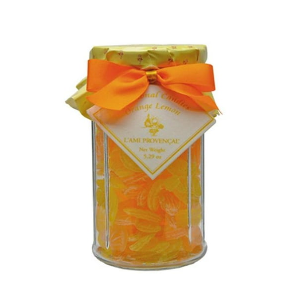 Mixed Citrus Fruit Old Fashion French Hard Candy L'Ami Provencal Hard Candy 5.3oz