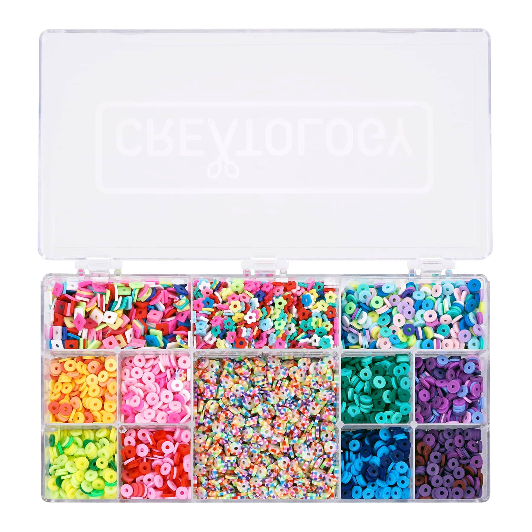 KEN MIYAKE REFLECTOR CHARM 3種セット Mixed Clay Heishi Bead Box by Creatology - Clay Beads for Making