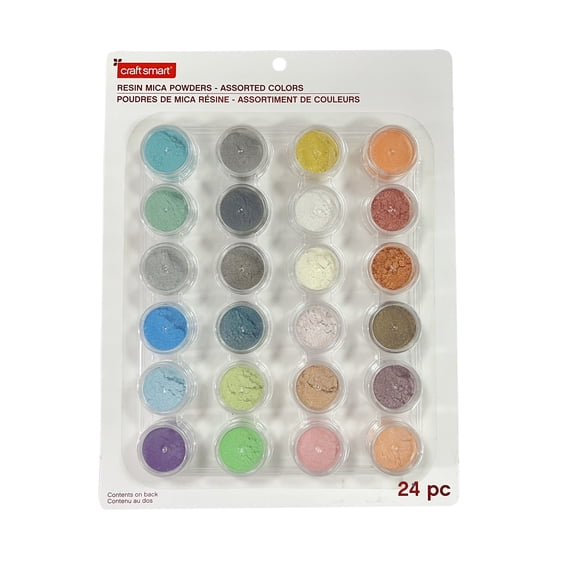 Mixed Color Resin Mica Powders by Craft Smart - 24ct.