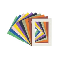Mixed Colors 28x40 White Picture Mats with White Core for 24x36 Pictures - Fits 28x40 Frame