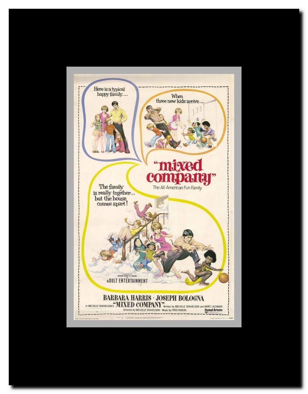 Mixed Company Framed Movie Poster