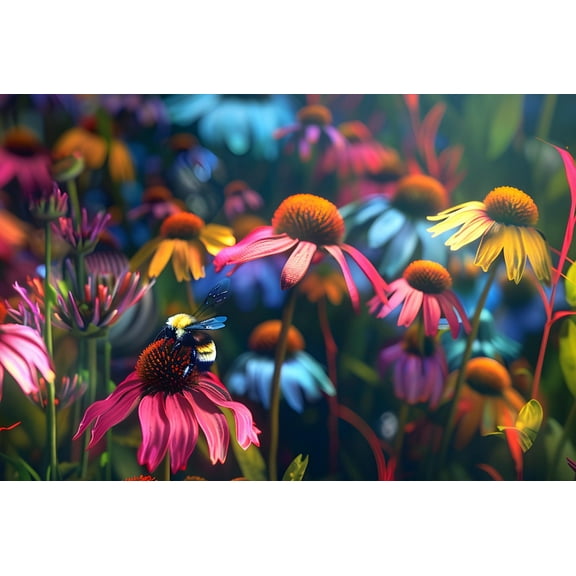 Mixed Coneflower Seeds for Planting - Easy to Grow Echinacea Flowers (300 Seeds)