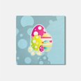 thumbnail image 1 of Mixed Easter Eggs 4'' X 4'' Square Wooden Coaster, 1 of 3