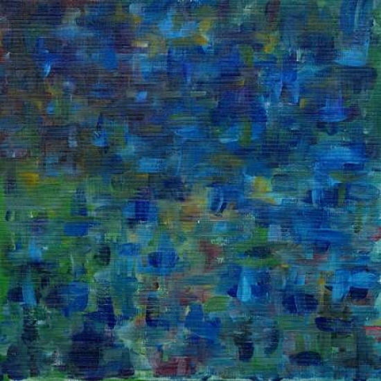 Mixed Emotions in Blue II Canvas Art - Everett Spruill (24 x 24)