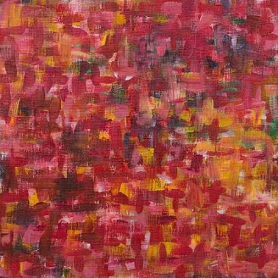 Mixed Emotions in Red II Canvas Art - Everett Spruill (24 x 24)