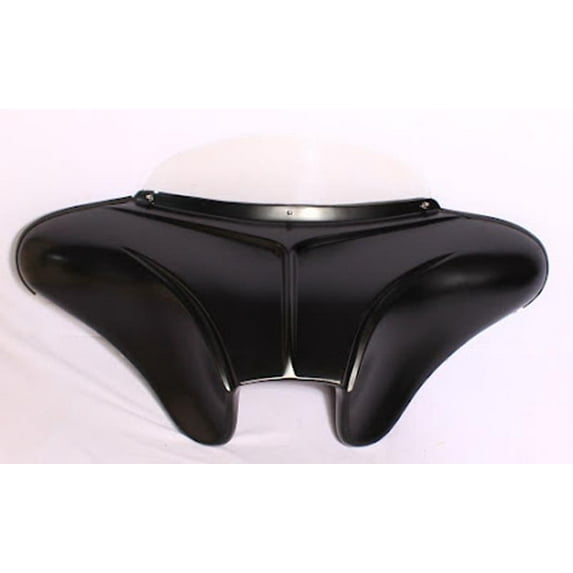 Mixed Fiberglass ABS DOUBLE DIN Batwing Fairing Windshield For RIDLEY MOTORCYCLE AUTO-GLIDE ALL YEARS