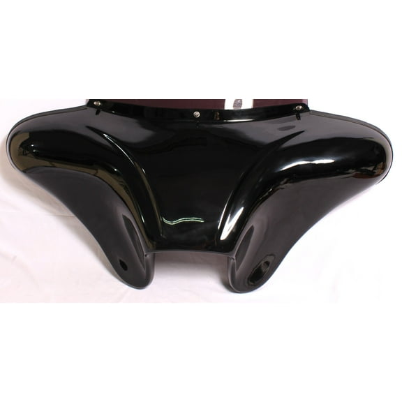 Mixed Fiberglass ABS DOUBLE DIN Batwing Fairing Windshield For RIDLEY MOTORCYCLE AUTO-GLIDE ALL YEARS