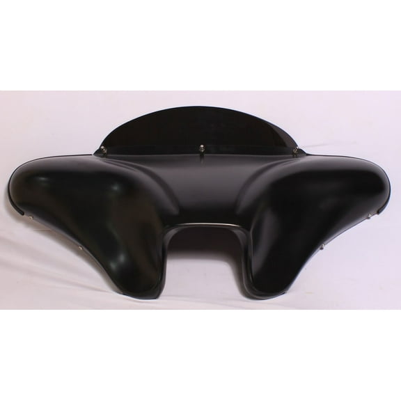 Mixed Fiberglass ABS DOUBLE DIN Batwing Fairing Windshield For RIDLEY MOTORCYCLE AUTO-GLIDE ALL YEARS