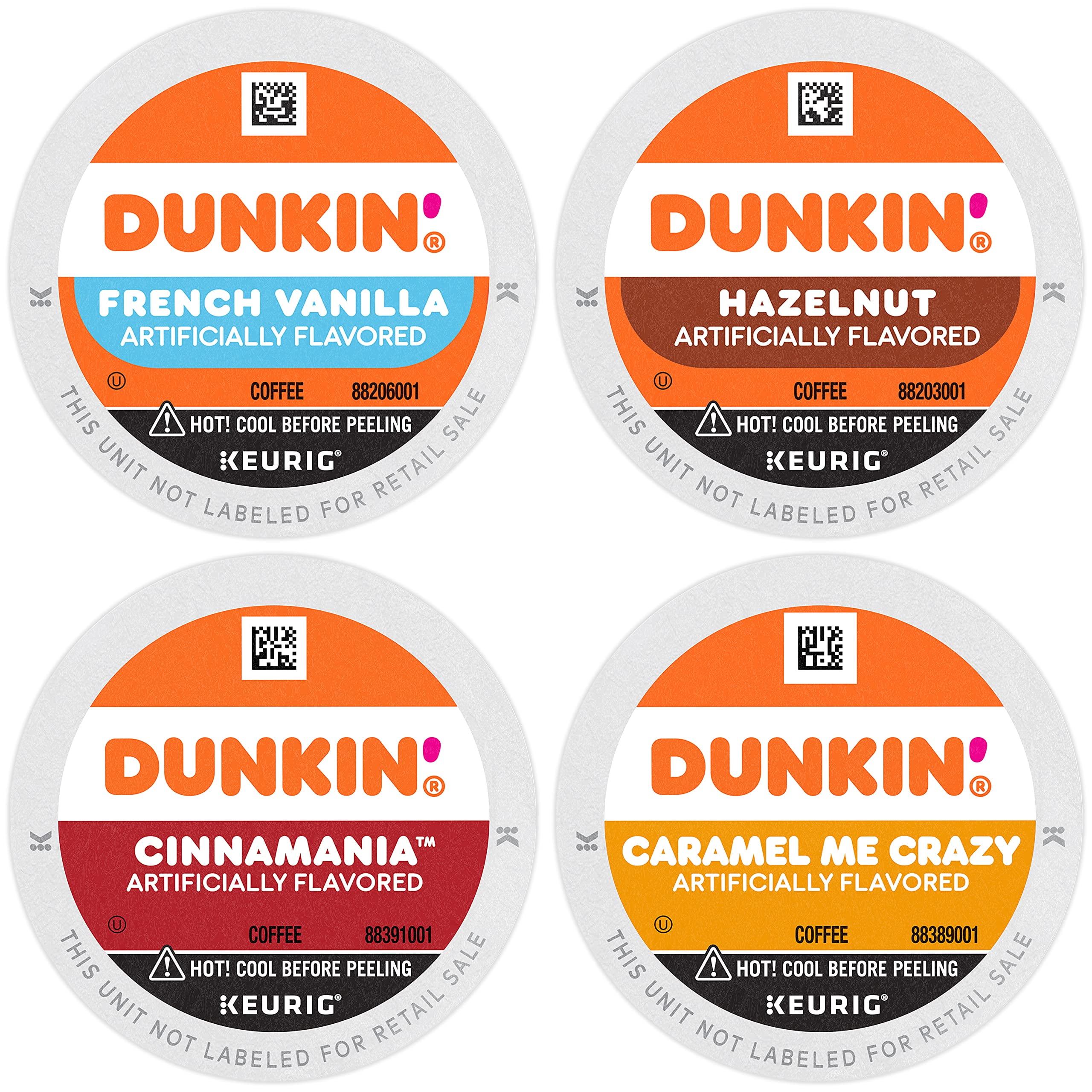 Dunkin Mixed Flavor Coffee Variety Pack, 60 Keurig K-Cup Pods