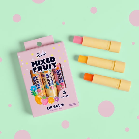Mixed Fruit Lip Balm Trio