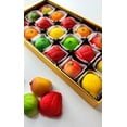 thumbnail image 1 of Bergen Marzipan Mixed Fruit Candy, 8 oz, 18 Assorted Fruit-Shaped Pieces – Handcrafted Almond Marzipan Treats, 1 of 6