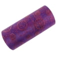 thumbnail image 1 of Mixed Glitter Circles Tulle Spool, 6-inch, 25-yard, Purple, 1 of 1
