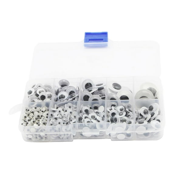 Mixed Googly Wiggle Eyes Colored Accessories with for Stuffed Toy 650 Pcs