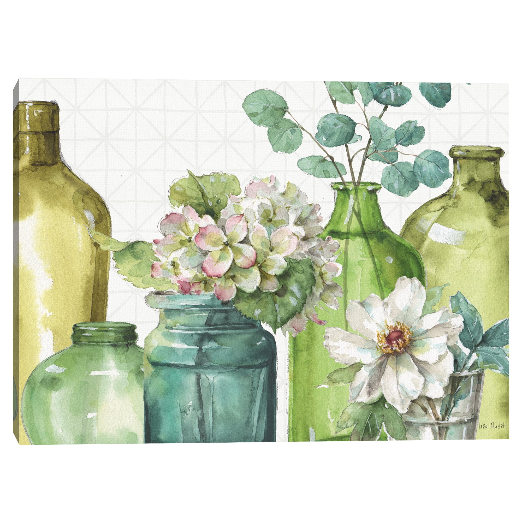 Mixed Greens XLIX by Lisa Audit Canvas Art Print
